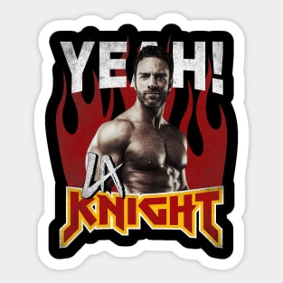 Vintage La Knight Smackdown! Sticker